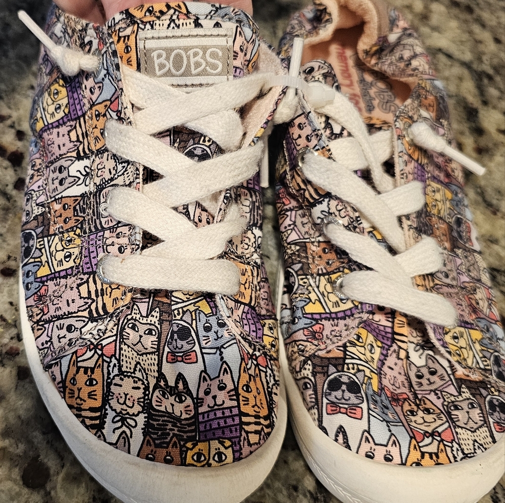 Bob's memory foam cat shoes